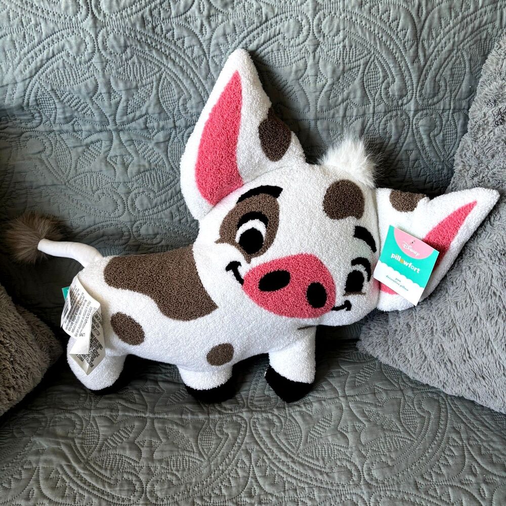 Disney Moana Pua Pillowfort Plush Decorative Pillow 26"L x 20"H Large NWT